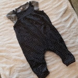 12m Gray and white jumper/shirt set